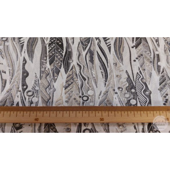 Livingstron szürke tollak dekortextil (ME5138)