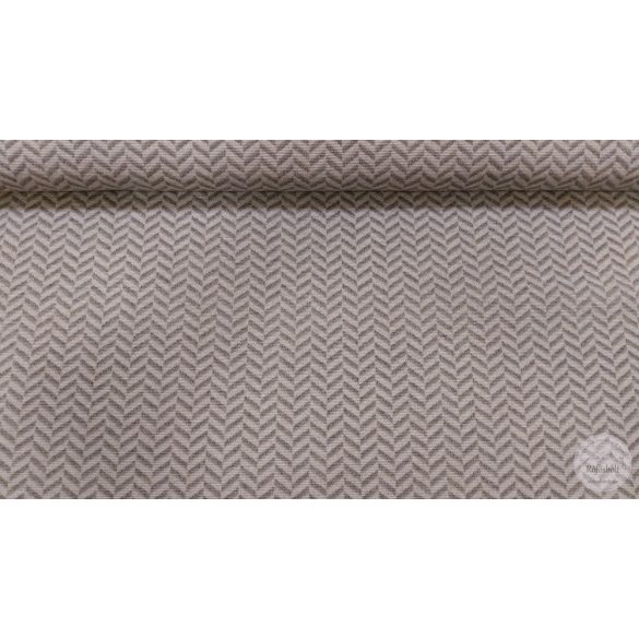 Szürke halszálka mintás dekortextil (ME5298)