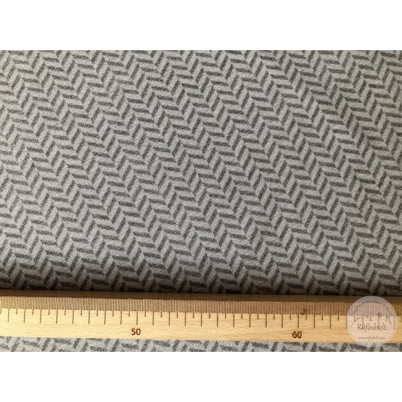 Közép barna alapon halszálka mintás dekortextil (ME5299)