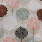   0,68 m EGYBEN KÉRHETŐ bézses a. mályva színű virágok levelekkel, dekortextil (ME5379)