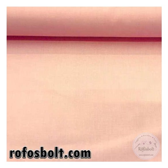Pamutvászon: halvány rózsaszín egyszínű (ME538-1340)