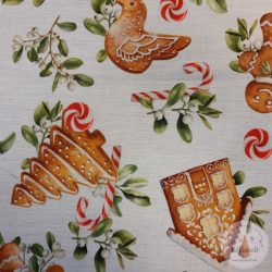   Prémium vízlepergető fehér a. karácsonyi mintával  (ME5394)