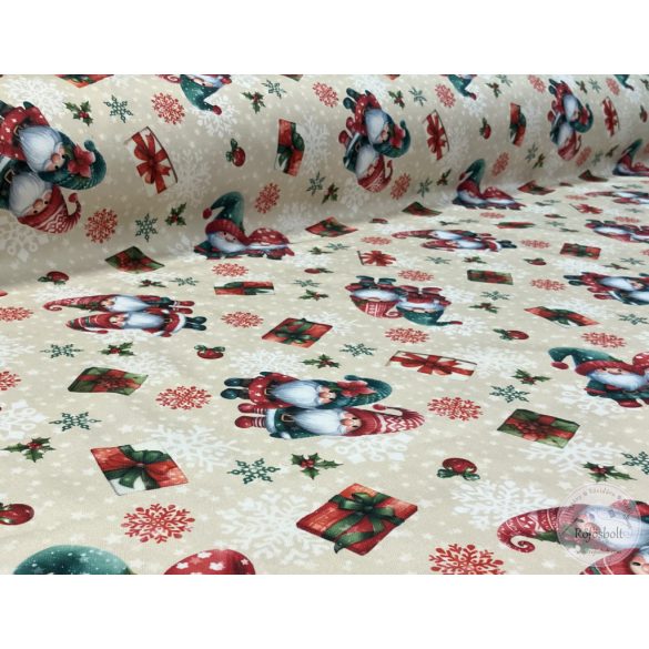 0,75 m EGYBEN KÉRHETŐ Manó pár, dekortextil (ME5423)