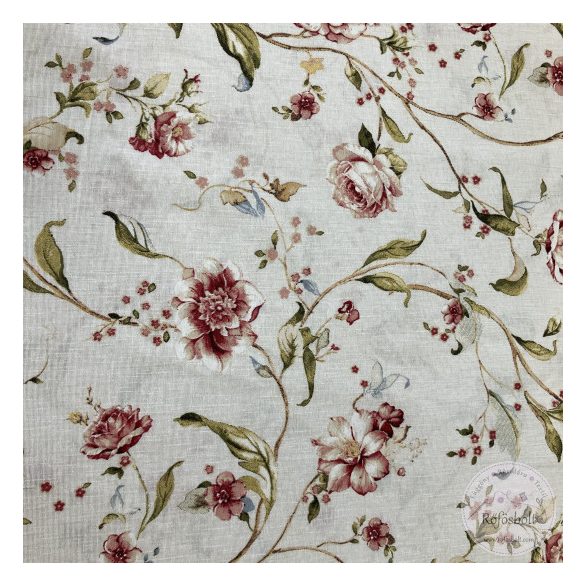 Klasszikus, gyönyörű, rózsaszín rózsa, dekortextil (ME5448)