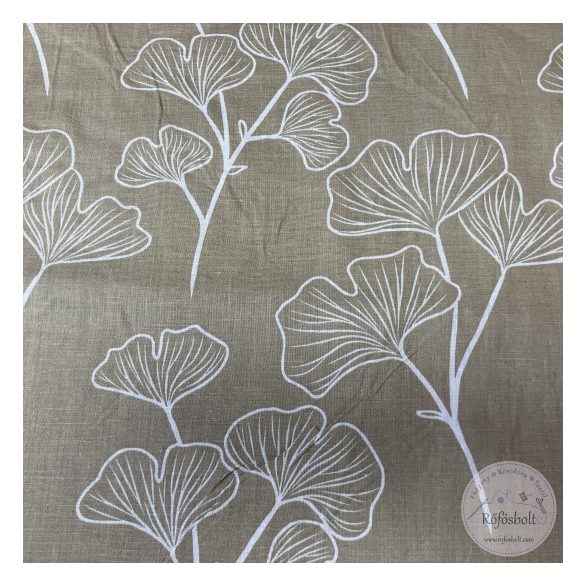 1,1 m EGYBEN KÉRHETŐ bézs alapon Ginkgo biloba 140 cm (ME5472)