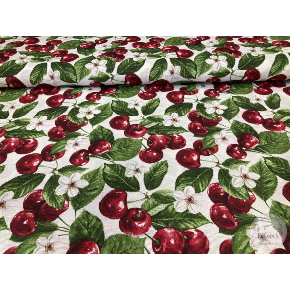 Ropogós cseresznye, dekortextil (ME5474)