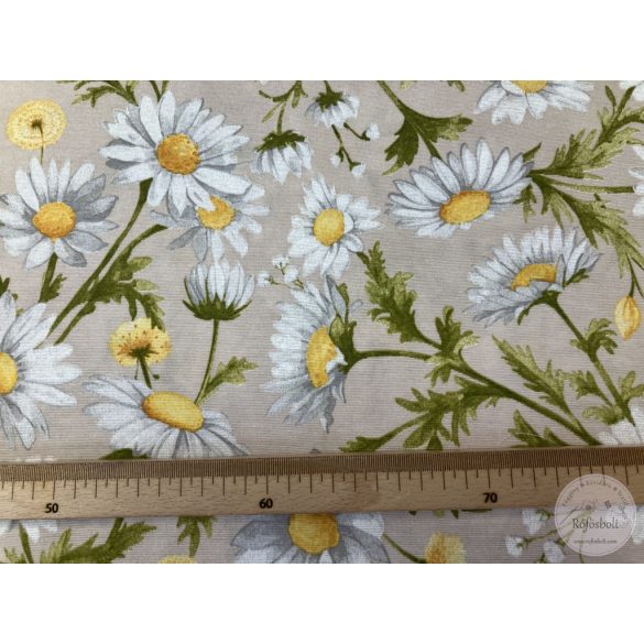 Len színű a. margaréta, dekortextil (ME5475)