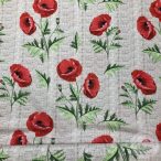 Party: Puha barna alapon élethű pipacsok (ME5504)