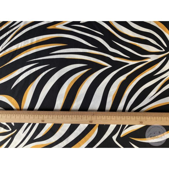 Zebra csíkok napsárgával tarkítva, flokon (ME5511)