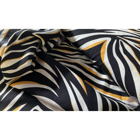 Zebra csíkok napsárgával tarkítva, flokon (ME5511)