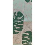   Világos,-pasztell zöld pálmaleveles gyöngyvászon, Oxford (ME5517)