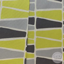   Sötét,- világos szürke-sárga háromszögek, gyöngyvászon, Oxford (ME5518)