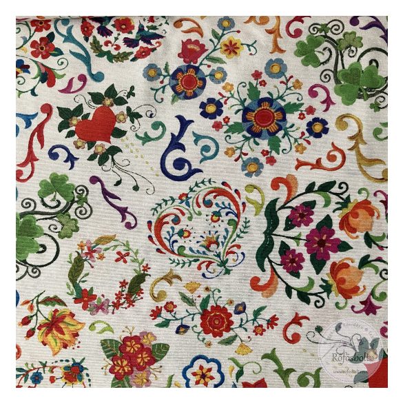 Matyó hímzésre hajazó dekortextil (ME5556)