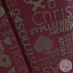 Piros alap, arany feliratok (ME5639) loneta