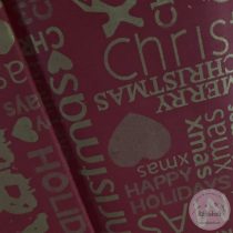 Piros alap, arany feliratok (ME5639) loneta