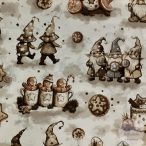 Manók Karácsonya, 160 cm pamutvászon (ME5688)