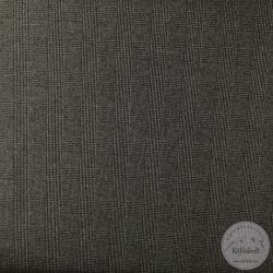   0,6 m EGYBEN KÉRHETŐ angol kockás, antracit színű ruhaanyag (ME5702)