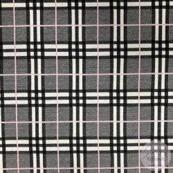 Szürke-fehér, vékony rózsaszín vonallal (ME5709)