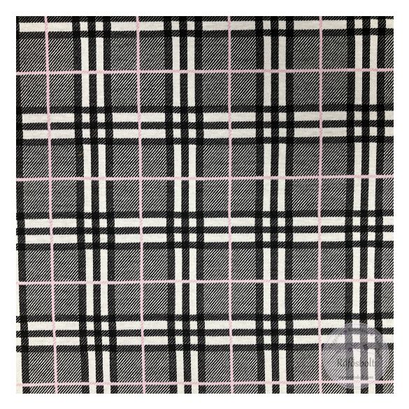 Szürke-fehér, vékony rózsaszín vonallal (ME5709)