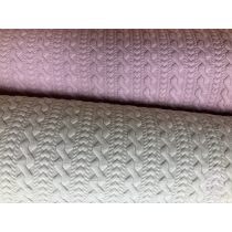 Fonott mintás, steppelt, világos bézs (ME5714)