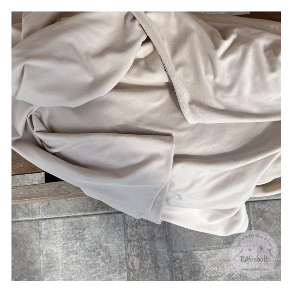 Pamutjersey: halvány bézs (ME5753)