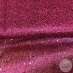 Magenta csillámos dekorháló (ME5755)