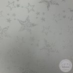 Fehér alapon ezüst csillagok vagy fordítva (ME5781)