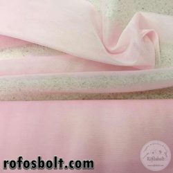 Halvány rózsaszín elasztikus fátyol tüll (ME955)