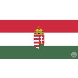 Magyar zászló címerrel, 150 x 90