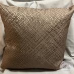 Középbarna díszpárna huzat (pp2)