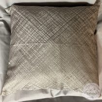 Középszürke, rücskös hatású díszpárna huzat (pp3)