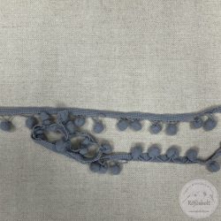 Pompon szalag: szürke