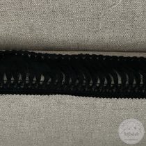 Fekete, dísz szegélyes (r10)