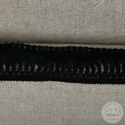 Fekete, dísz szegélyes (r10)