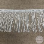 Fehér, hosszú, díszes szegély (r17)