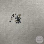 Apró, ragasztható, bronz,gyöngy