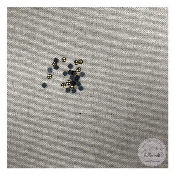 Apró, ragasztható, bronz,gyöngy