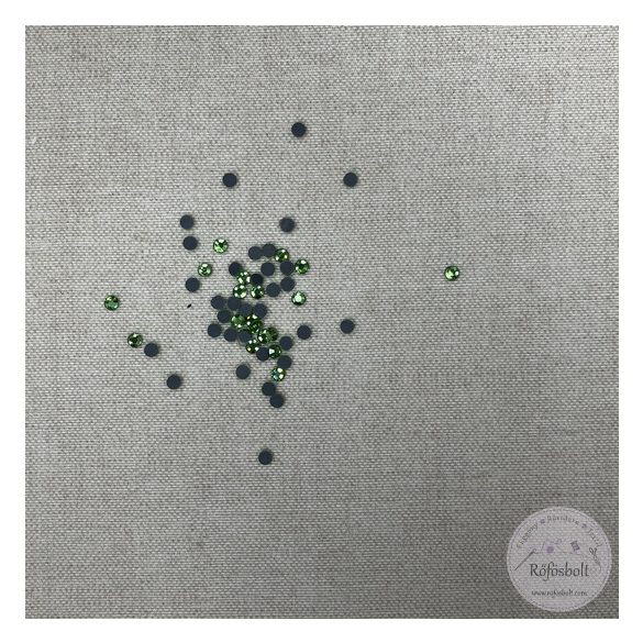 Apró, ragasztható, kiwi színű gyöngy