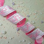 Rózsaszín-lila geometriai minta