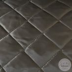 Sötét barna, steppelt, acetát kabátbélés 