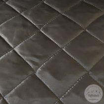 Sötét barna, steppelt, acetát kabátbélés 