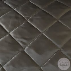 Sötét barna, steppelt, acetát kabátbélés 