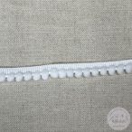 Pompon szalag: fehér, sűrű