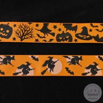 Halloween ripsz szalag, 2,5 cm sz., kétféle (SZ-H1)