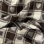 Barna-fehér szívecskés konyharuha