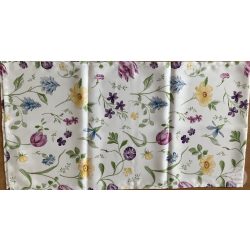 40x70 cm futó pasztell virágokkal (TE14)