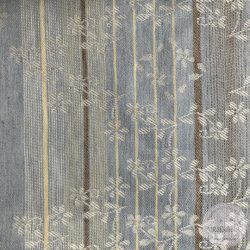   80x80 cm asztalközép rusztikus mintával, puha kék-barna széllel, cakkos széllel (TE18)