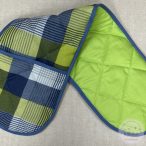 Tepsifogó fül kék-zöld világgal