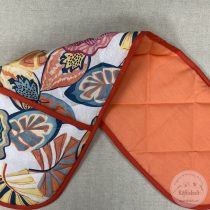 Tepsifogó narancs-türkizben