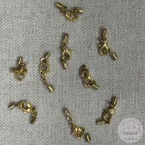 Csatos végzáró sárga arany színből